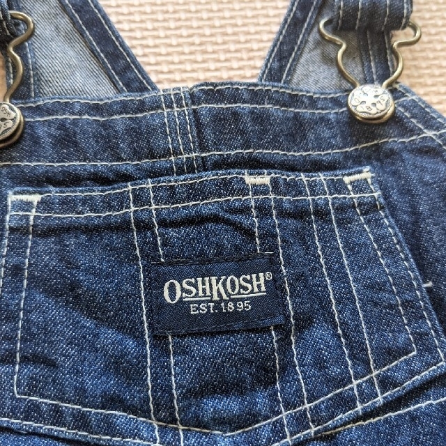 OshKosh(オシュコシュ)のOSHKOSH オーバーオール 80cm キッズ/ベビー/マタニティのベビー服(~85cm)(パンツ)の商品写真