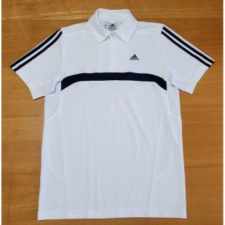 アディダス(adidas)の★【アディダス】ゴルフウェア★ホワイト×ダークネイビー★Ｍサイズ⑭(ウエア)