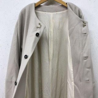 美品 suzuki takayuki ノーカラー ロングコート