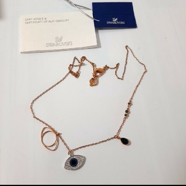 SWAROVSKI - 値下げ!美品 スワロフスキー 悪魔の目 ネックレス SWAROVSKI - 値下げ!美品 スワロフスキー 悪魔の目 ネックレス