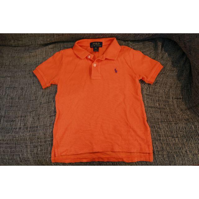 POLO RALPH LAUREN(ポロラルフローレン)のPOLO Ralph Lauren■半袖ポロシャツ☆美品★オレンジ♪4T☆110 キッズ/ベビー/マタニティのキッズ服男の子用(90cm~)(Tシャツ/カットソー)の商品写真