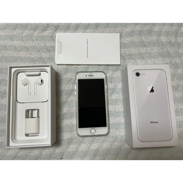 美品！iPhone 8 64GB シルバー　SIMフリー