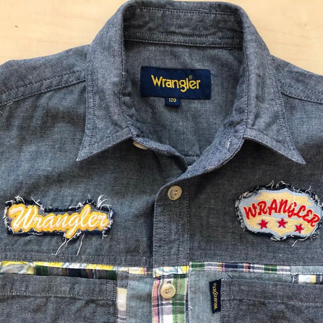 Wrangler(ラングラー)のラングラー　半袖シャツ　120cm キッズ/ベビー/マタニティのキッズ服男の子用(90cm~)(ブラウス)の商品写真