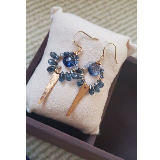 アガット(agete)のagete現行品未使用エヴァコラボピアス10K💚💙(ピアス)