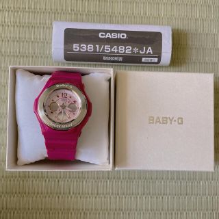 ベビージー(Baby-G)のCASIO BABY-G ピンク パープル BGA-104-4B2DR(腕時計)