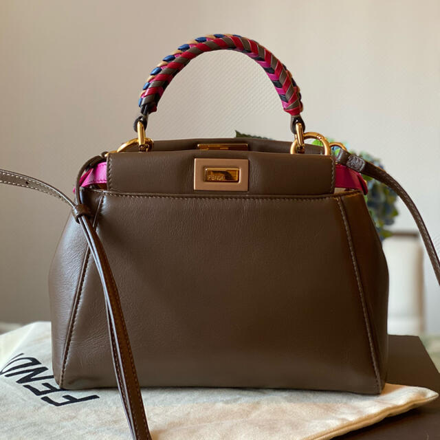 FENDI フェンディ　デニム　マープル　ショルダーバッグ