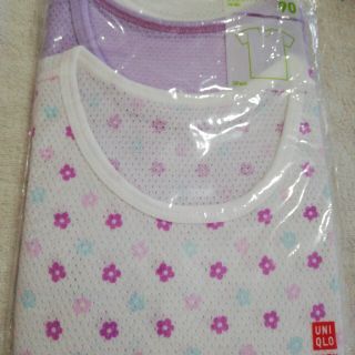 ユニクロ(UNIQLO)の新品　UNIQLO　メッシュインナーTシャツ90ｃｍ(下着)