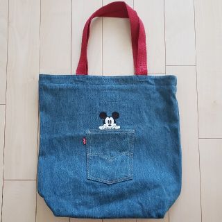 リーバイス(Levi's)のLevi's　デニムトート　バッグ　ディズニー　ミッキーマウス(トートバッグ)