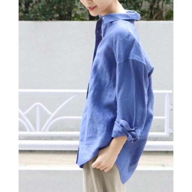 Plage(プラージュ)のPlage   Linen シャツ & Linen フレアスカート　ブルー レディースのレディース その他(セット/コーデ)の商品写真