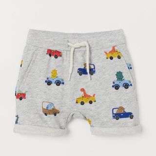 エイチアンドエム(H&M)のレア H&M ❤️ 車 恐竜 ハーフパンツ ショートパンツ 100サイズ(パンツ/スパッツ)