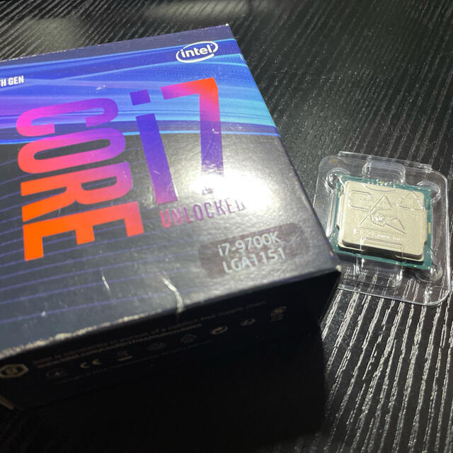 【値下げ】Intel CPU corei7-9700kスマホ/家電/カメラ