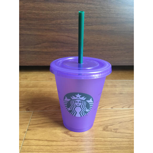 Starbucks Coffee(スターバックスコーヒー)のスターバックスリユースカップ　紫　starbuckscoffee スタバ　未発売 インテリア/住まい/日用品のキッチン/食器(タンブラー)の商品写真