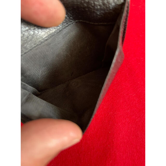 miumiu(ミュウミュウ)のMIU MIU ミュウ　ミュウ　折財布　レザー　黒　 レディースのファッション小物(財布)の商品写真