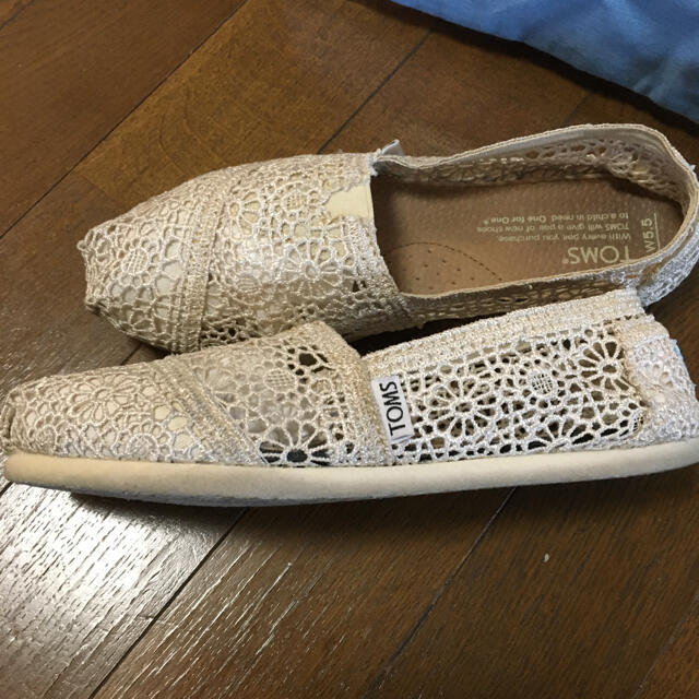 TOMS(トムズ)のトムス　TOMS  スリッポン レース フラットシューズ レディースの靴/シューズ(スリッポン/モカシン)の商品写真