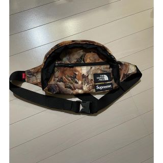 16AW Supreme The North Face Waist bag 枯葉