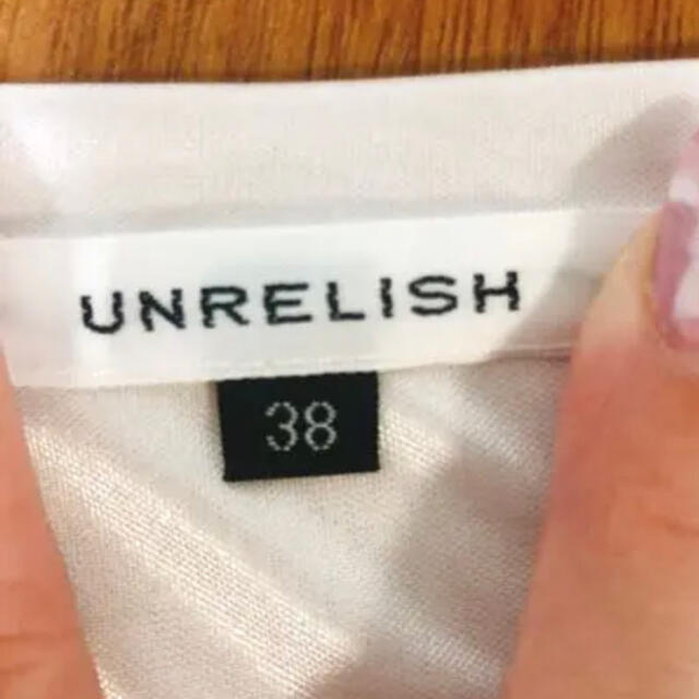 UNRELISH(アンレリッシュ)のUNRELISH アンレリッシュ Tシャツ カットソー トップス スパンコール レディースのトップス(カットソー(半袖/袖なし))の商品写真