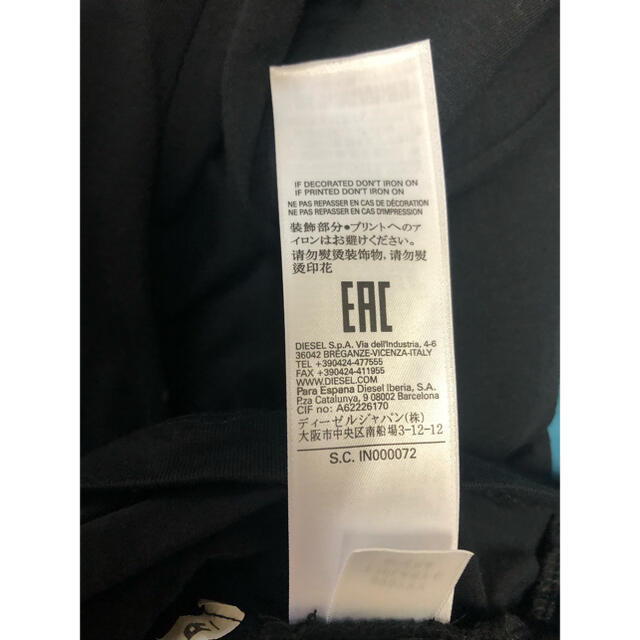 DIESEL(ディーゼル)のDIESEL Tシャツ メンズのトップス(Tシャツ/カットソー(七分/長袖))の商品写真