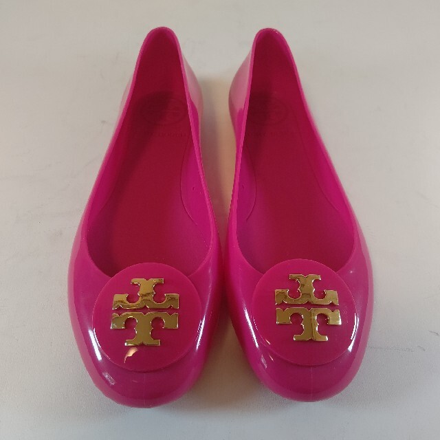 Tory Burch(トリーバーチ)のトリーバーチ  フラットシューズ  ラバーシューズ レインシューズ ピンク レディースの靴/シューズ(バレエシューズ)の商品写真