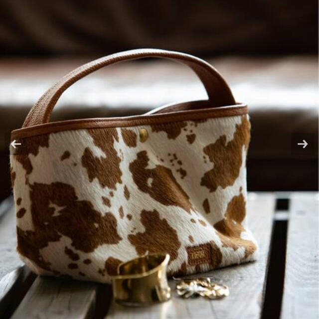 ch!iii】別注ヘアハイドバスケットBAG ベージュchiiiibag 充実の品