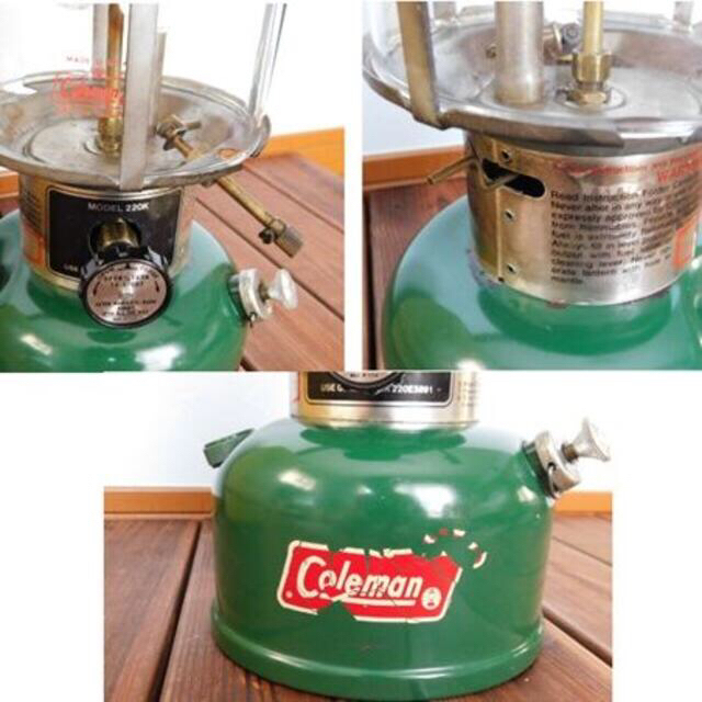 Coleman(コールマン)の【洗濯物に絡みつく魚雷様専用】８１年８月製造コールマン２マントルランタン２２０Ｋ スポーツ/アウトドアのアウトドア(ライト/ランタン)の商品写真