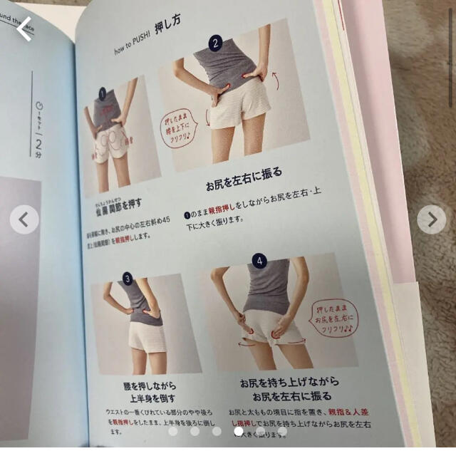 押したら、ヤセた。 エンタメ/ホビーの本(ファッション/美容)の商品写真