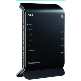 エヌイーシー(NEC)のNEC PA-WG1200HP3　WiFi ルーター(PC周辺機器)