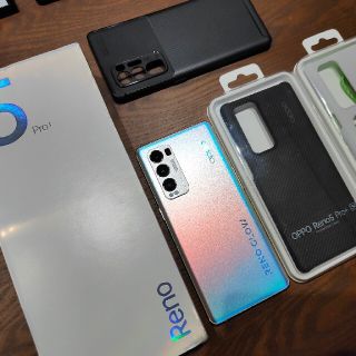 【美品】OPPO Reno5Pro+ 8GB 128GB アラミドケース　おまけ(スマートフォン本体)