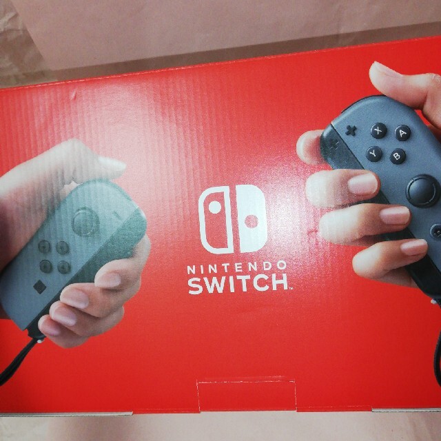 新品 新型 Nintendo Switch 本体 グレー ジョイコン