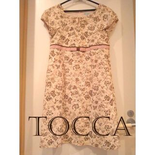 トッカ(TOCCA)の美品 トッカ TOCCA ワンピース ドレス 総刺繍 160サイズ(ワンピース)