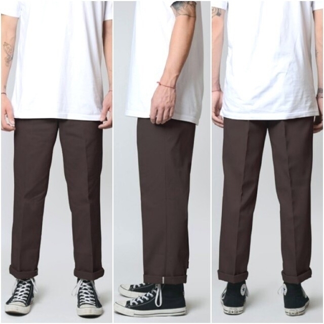 Dickies(ディッキーズ)の新品未使用 ディッキーズ ワークパンツ ダークブラウン 874 DB 36×32 メンズのパンツ(ワークパンツ/カーゴパンツ)の商品写真