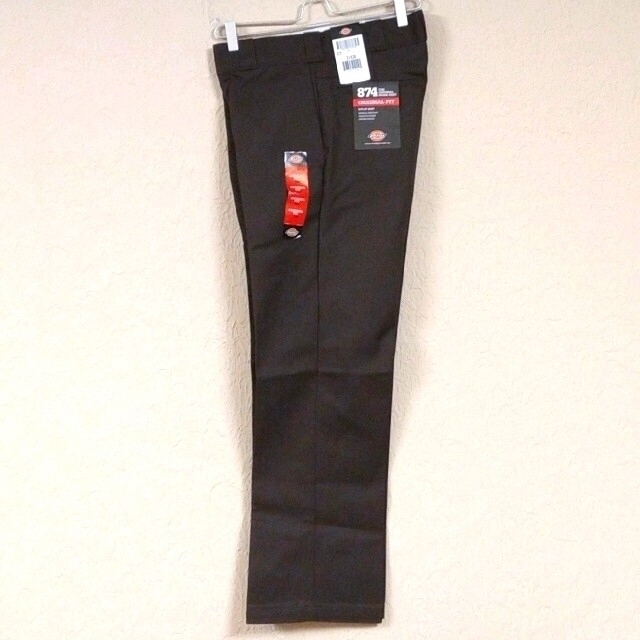 Dickies(ディッキーズ)の新品未使用 ディッキーズ ワークパンツ ダークブラウン 874 DB 36×32 メンズのパンツ(ワークパンツ/カーゴパンツ)の商品写真