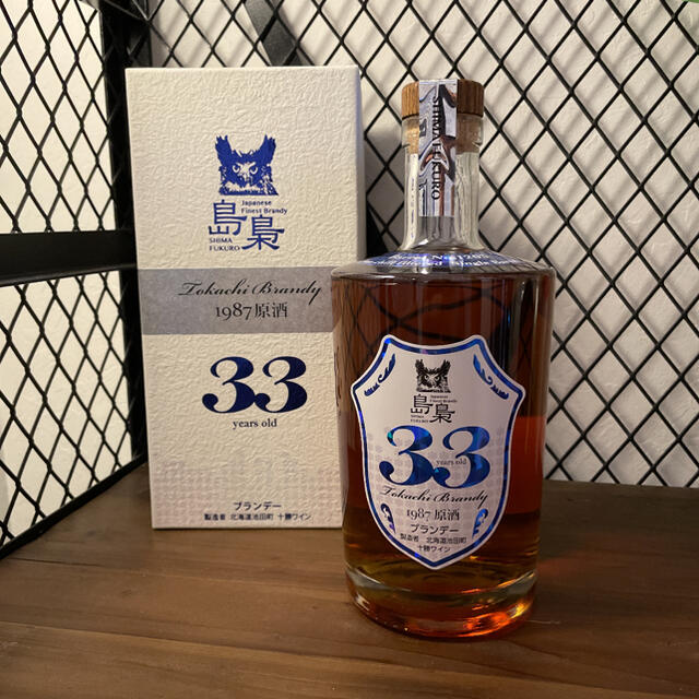 島梟 十勝ブランデー原酒 33年貯蔵 ノンチル フィルタード・シングルバレル