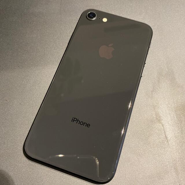 iPhone(アイフォーン)のSIMフリー☆中古　iPhone8 64GB スペースグレイ スマホ/家電/カメラのスマートフォン/携帯電話(スマートフォン本体)の商品写真