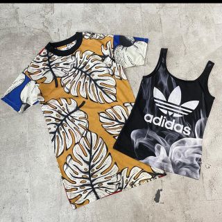 アディダス(adidas)のadidas アディダス 2枚 セット / タンクトップ Tシャツ ドレス(タンクトップ)