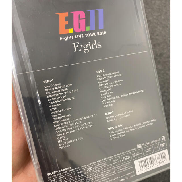 E-girls(イーガールズ)の新品未開封！E-girls/LIVE TOUR 2018～E.G.11～ エンタメ/ホビーのDVD/ブルーレイ(ミュージック)の商品写真