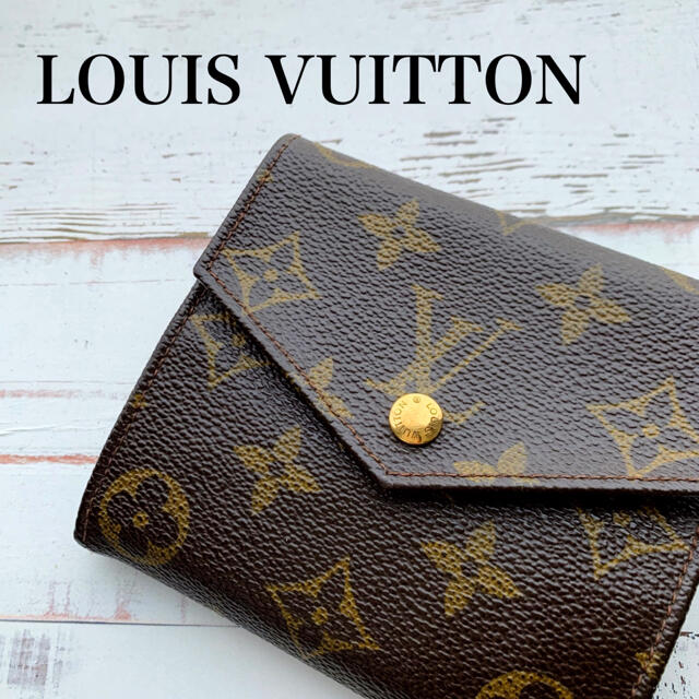 LOUIS VUITTON(ルイヴィトン)のLOUISVUITTON 二つ折り財布  モノグラム ミニ財布 レディースのファッション小物(財布)の商品写真