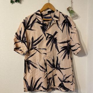 ザラ(ZARA)のZARA MAN リネンアロハシャツ オープンカラーシャツ(シャツ)