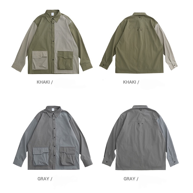 DAIWA(ダイワ)の[新品] nylon oversize asymmetry shirt メンズのトップス(シャツ)の商品写真