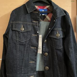 バーバリーブルーレーベル(BURBERRY BLUE LABEL)のちくわ様専用　ブルーレーベルクレストブリッジ　Gジャン　新品タグ付き　サイズ38(Gジャン/デニムジャケット)