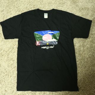 ブラック/ホワイト　プリントTシャツ(Tシャツ/カットソー(半袖/袖なし))