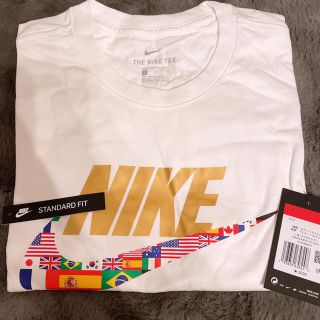 ナイキ(NIKE)のNIKE 国旗　白　Tシャツ　Lサイズ(Tシャツ/カットソー(半袖/袖なし))