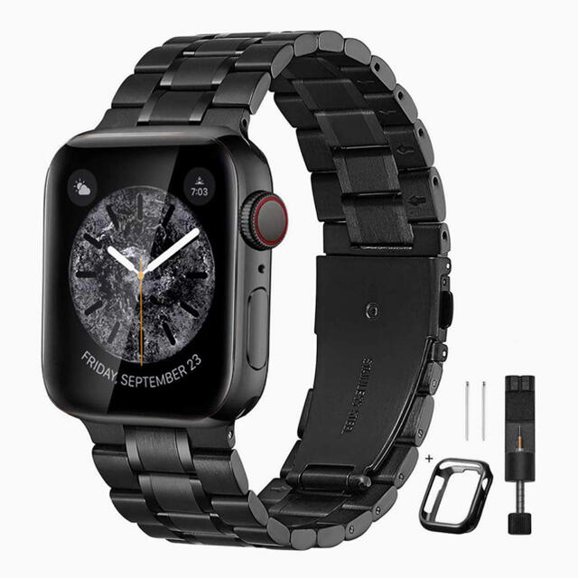 Apple Watch(アップルウォッチ)のapple Watch バンド　　42mm 44mm メンズの時計(金属ベルト)の商品写真