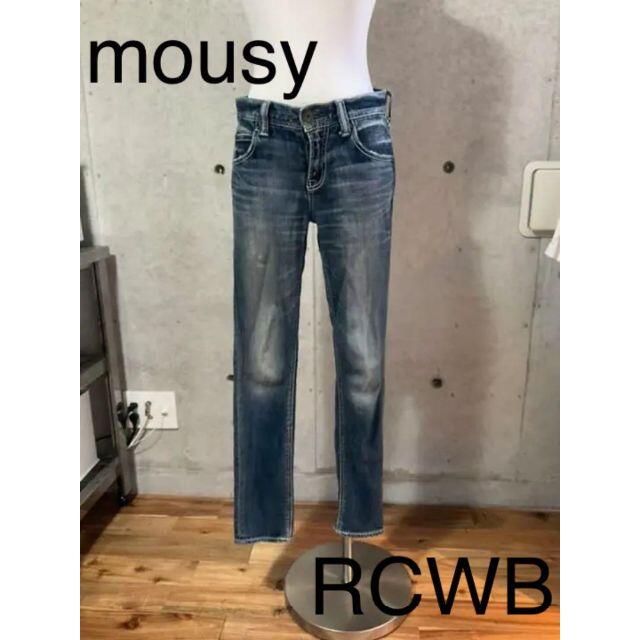 RODEO CROWNS(ロデオクラウンズ)のmoussy　RCWB　スキニー　デニム レディースのパンツ(デニム/ジーンズ)の商品写真