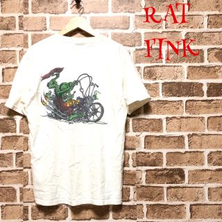 アールエフ(R・F)の【激レア】❤RAT FINK❤ Tシャツ ベージュ 白 〈S〉 春 夏 ブラウス(Tシャツ/カットソー(半袖/袖なし))