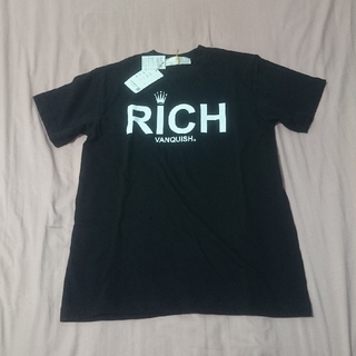 ヴァンキッシュ(VANQUISH)のVANQUISH Tシャツ 黒 未使用(Tシャツ/カットソー(半袖/袖なし))