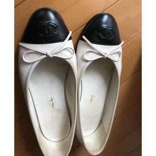 シャネル バレエシューズ(レディース)(ホワイト/白色系)の通販 59点 シャネル バレエシューズ(レディース)(ホワイト/白色系)の通販 59点
