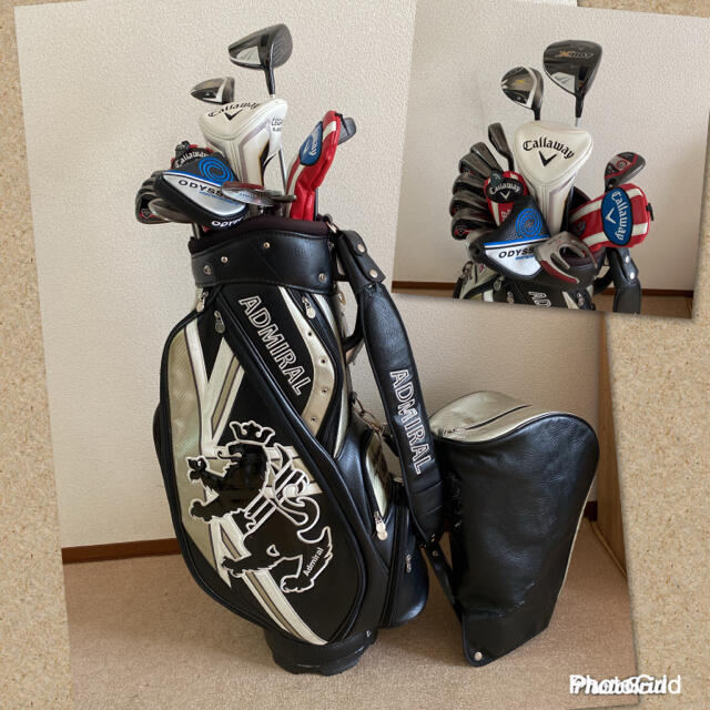 セット Callaway Golf - 人気‼️【良品】キャロウェイゴルフクラブセット/メンズ キャディバッグ付きの ブセット