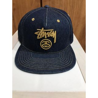 ステューシー(STUSSY)のstussy デニムキャップ(キャップ)