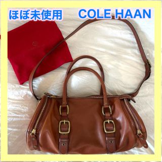 COLE HAANコールハーン　ハンドバッグ　本革　ブラウン　ショルダーバッグ　(ハンドバッグ)