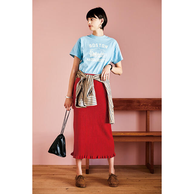 Shinzone(シンゾーン)のSHINZONE フリルニットスカート レディースのスカート(ロングスカート)の商品写真